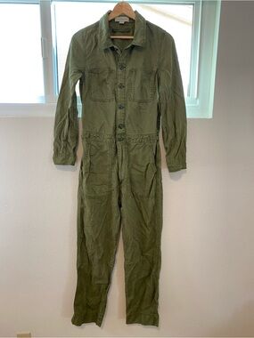 Sundance Olive Green Utility Jumpsuit